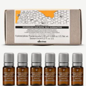 蜂王漿深層滋潤精華 一種多活性複合物，為頭皮提供所需礦物質和維生素 8 ml Davines NATURALTECH 蜂王漿深層滋潤精華